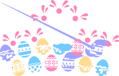Easter Egg Starbucks 2 Outline Vinyl Svg File, Free Vectors File